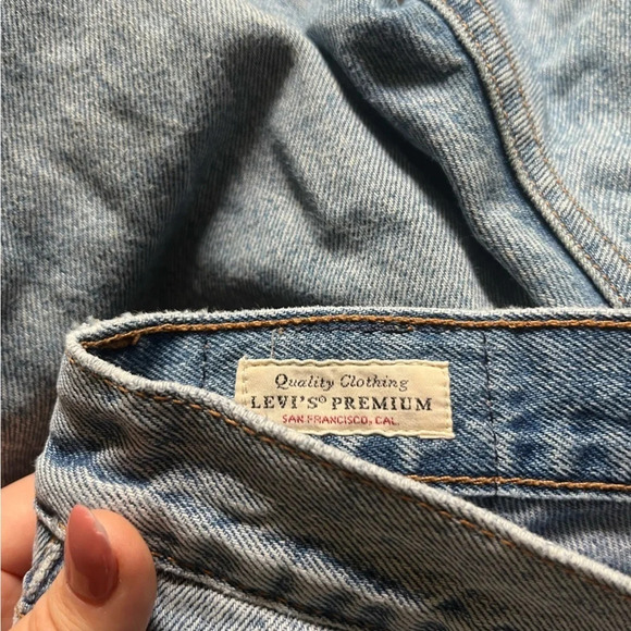 LEVI’S Premium Wedgie Rigid Denim Button Fly Jeans - Picture 11 of 14
